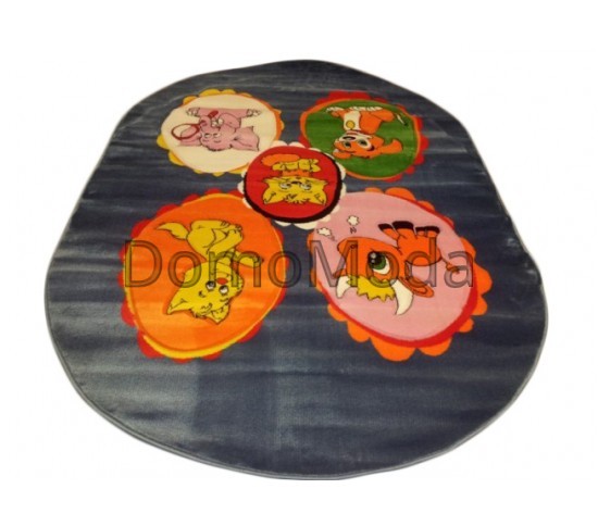 Детский ковер Rainbow 3168 blue - высокое качество по лучшей цене в Украине