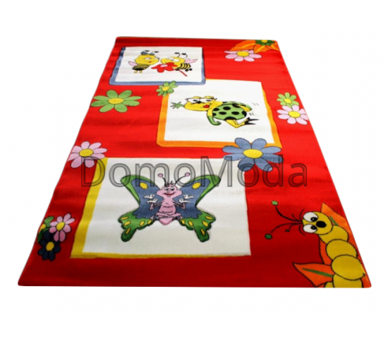 Детский ковер Rainbow 3172 red Купить в интернет магазине ДомоМода Детский ковер Rainbow 3172 red - высокое качество по лучшей цене в Украине