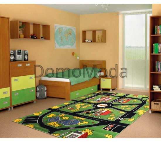 Детский ковер Rainbow 3272 green Купить в интернет магазине ДомоМода фото 2 Детский ковер Rainbow 3272 green - высокое качество по лучшей цене в Украине изображение 2.