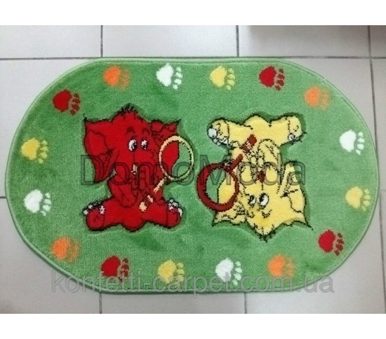 Детский ковер Rainbow 3354 GREEN Купить в интернет магазине ДомоМода Детский ковер Rainbow 3354 GREEN - высокое качество по лучшей цене в Украине