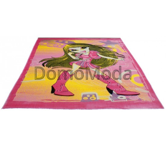 Детский ковер Rose 1758A d.pink-d.pink - высокое качество по лучшей цене в Украине