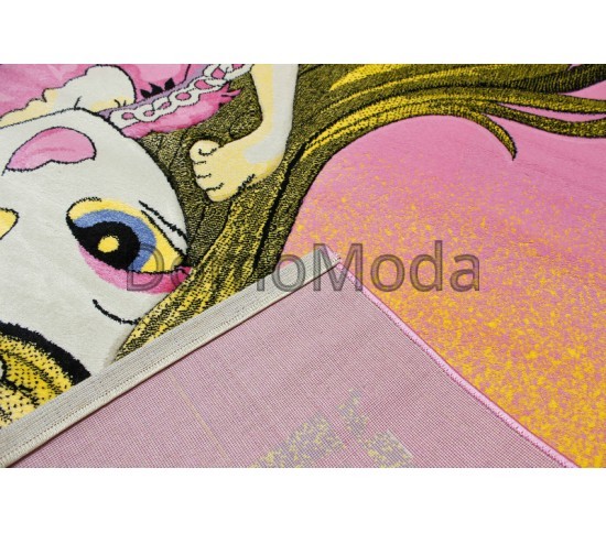 Детский ковер Rose 1758A d.pink-d.pink - высокое качество по лучшей цене в Украине изображение 3.