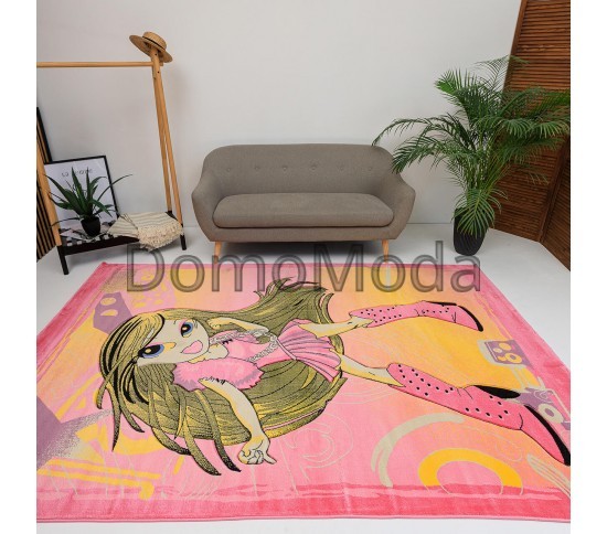 Дитячий килим Rose 1758A d.pink-d.pink - Висока якість за найкращою ціною в Україні зображення 4.