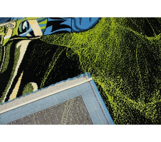 Детский ковер Super Elmas 7958A black-blue - высокое качество по лучшей цене в Украине изображение 2.