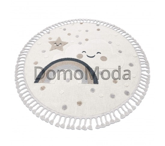 Дитячий килим YOYO EY78 white / beige - Cloud, Rainbow Купити в інтернет магазині ДомоМода фото 2 Дитячий килим YOYO EY78 white / beige - Cloud, Rainbow - Висока якість за найкращою ціною в Україні зображення 2.
