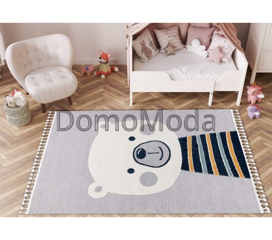Дитячий килим YOYO GD50 grey / white - Teddy bear  Купити в інтернет магазині ДомоМода фото 6 Дитячий килим YOYO GD50 grey / white - Teddy bear  - Висока якість за найкращою ціною в Україні зображення 6.