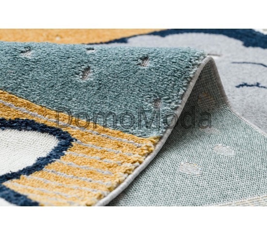Дитячий килим YOYO GD52 grey / yellow - Stars, clouds Купити в інтернет магазині ДомоМода фото 6 Дитячий килим YOYO GD52 grey / yellow - Stars, clouds - Висока якість за найкращою ціною в Україні зображення 6.