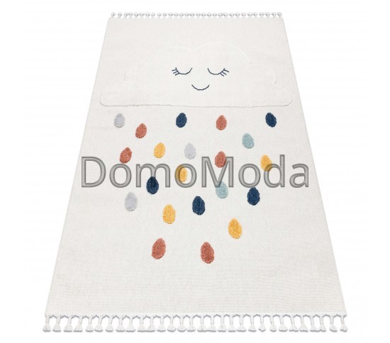 Детский ковер YOYO GD63 white / navy - Cloud Купить в интернет магазине ДомоМода Детский ковер YOYO GD63 white / navy - Cloud - высокое качество по лучшей цене в Украине