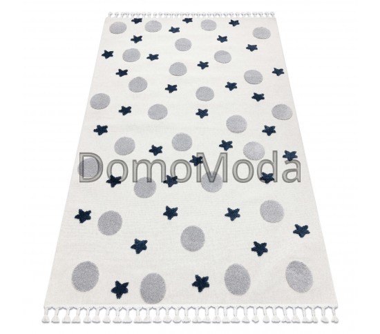 Дитячий килим YOYO GD75 white / grey - Stars, circles Купити в інтернет магазині ДомоМода Дитячий килим YOYO GD75 white / grey - Stars, circles - Висока якість за найкращою ціною в Україні