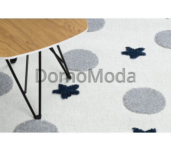 Дитячий килим YOYO GD75 white / grey - Stars, circles Купити в інтернет магазині ДомоМода фото 3 Дитячий килим YOYO GD75 white / grey - Stars, circles - Висока якість за найкращою ціною в Україні зображення 3.