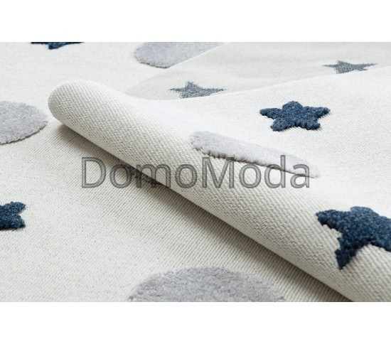 Дитячий килим YOYO GD75 white / grey - Stars, circles Купити в інтернет магазині ДомоМода фото 4 Дитячий килим YOYO GD75 white / grey - Stars, circles - Висока якість за найкращою ціною в Україні зображення 4.
