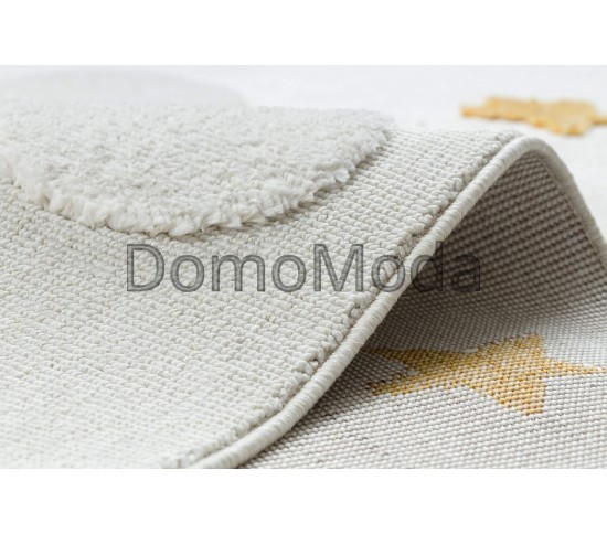 Детский ковер  YOYO GD75 white / orange - Stars, circles - высокое качество по лучшей цене в Украине изображение 2.