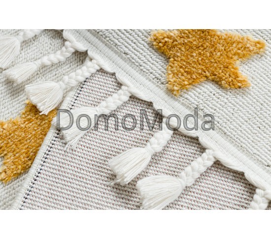 Детский ковер  YOYO GD75 white / orange - Stars, circles - высокое качество по лучшей цене в Украине изображение 6.