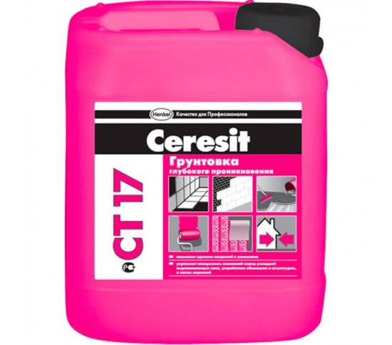 Грунтовка Ceresit ST-17, 10 л - высокое качество по лучшей цене в Украине