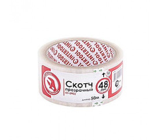 Скотч прозорий 48мм x 100м x 52мкм Купити в інтернет магазині ДомоМода Скотч прозорий 48мм x 100м x 52мкм - Висока якість за найкращою ціною в Україні