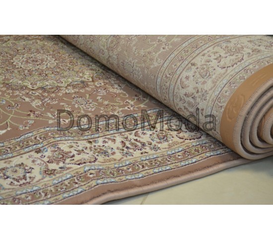 Высокоплотная ковровая дорожка Esfehan 4878A brown-ivory - высокое качество по лучшей цене в Украине изображение 4.