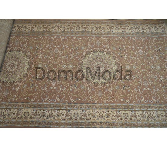 Высокоплотная ковровая дорожка Esfehan 4878A brown-ivory - высокое качество по лучшей цене в Украине изображение 5.