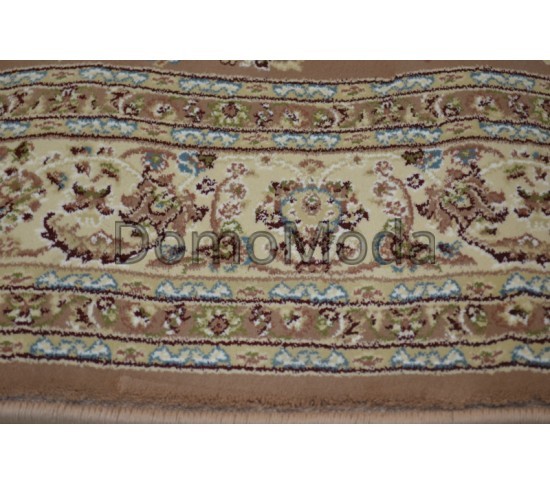 Высокоплотная ковровая дорожка Esfehan 4878A brown-ivory - высокое качество по лучшей цене в Украине изображение 3.