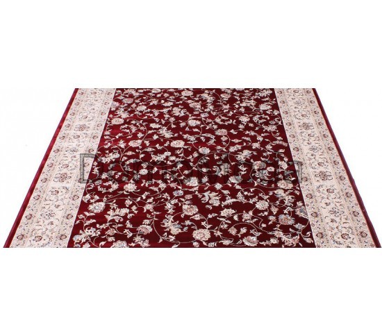 Высокоплотная ковровая дорожка Esfehan 4904A d.red-ivory - высокое качество по лучшей цене в Украине