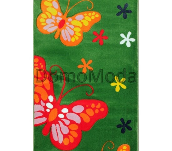 Детская ковровая дорожка Rainbow 02911 green Купить в интернет магазине ДомоМода Детская ковровая дорожка Rainbow 02911 green - высокое качество по лучшей цене в Украине