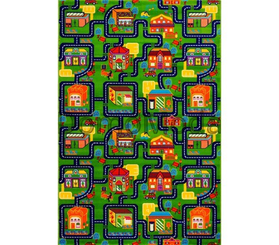 Детский ковер Baby 6046 GREEN/D.BLUE Купить в интернет магазине ДомоМода Детский ковер Baby 6046 GREEN/D.BLUE - высокое качество по лучшей цене в Украине