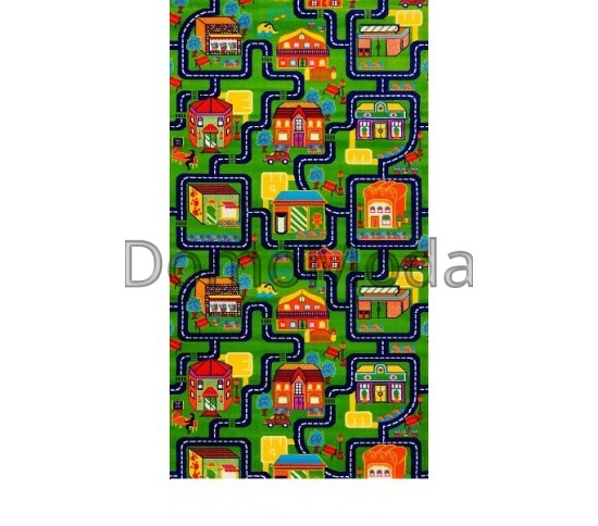 Детская ковровая дорожка Baby 6046 Green/D.Blue Купить в интернет магазине ДомоМода Детская ковровая дорожка Baby 6046 Green/D.Blue - высокое качество по лучшей цене в Украине