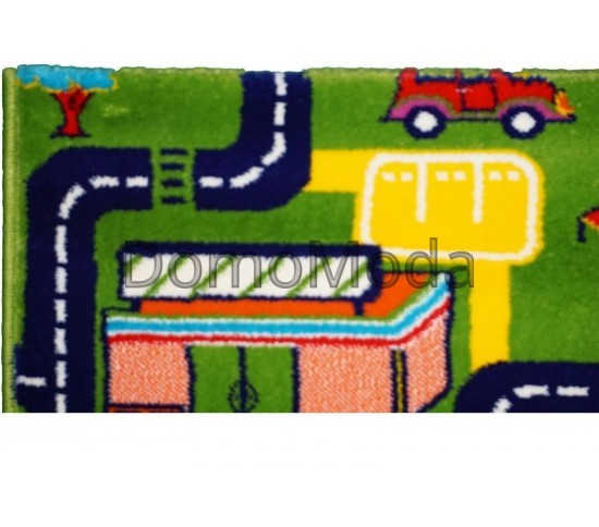 Детская ковровая дорожка Baby 6046 Green/D.Blue Купить в интернет магазине ДомоМода фото 4 Детская ковровая дорожка Baby 6046 Green/D.Blue - высокое качество по лучшей цене в Украине изображение 4.