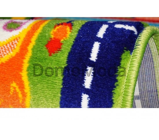 Детская ковровая дорожка Baby 6046 Green/D.Blue Купить в интернет магазине ДомоМода фото 2 Детская ковровая дорожка Baby 6046 Green/D.Blue - высокое качество по лучшей цене в Украине изображение 2.