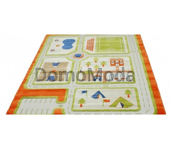 Дитяча килимова доріжка Daisy Fulya 8c44b orange Купити в інтернет магазині ДомоМода Дитяча килимова доріжка Daisy Fulya 8c44b orange - Висока якість за найкращою ціною в Україні