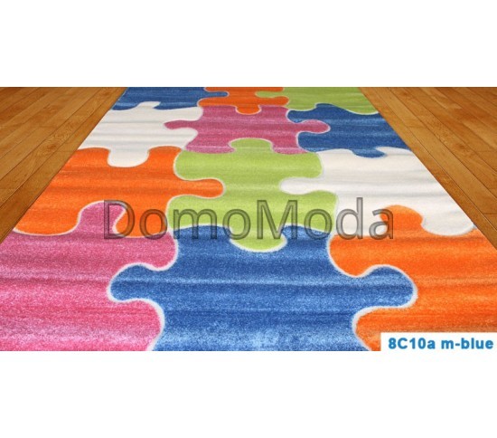 Детская ковровая дорожка Daisy Fulya 8C10A blue Купить в интернет магазине ДомоМода Детская ковровая дорожка Daisy Fulya 8C10A blue - высокое качество по лучшей цене в Украине