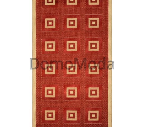 Безворсова килимова доріжка Sisal 012 red-cream - Висока якість за найкращою ціною в Україні