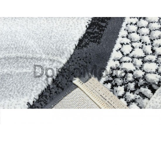 Синтетическая ковровая дорожка Festival 6015A black-anthracite - высокое качество по лучшей цене в Украине изображение 2.