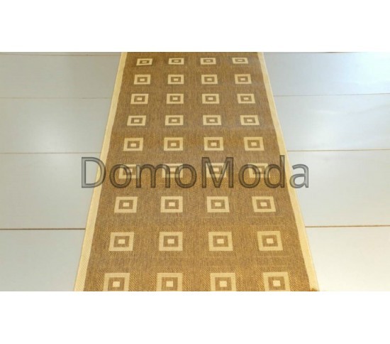 Безворсова килимова доріжка Sisal 012 GOLD-BEIGE - Висока якість за найкращою ціною в Україні