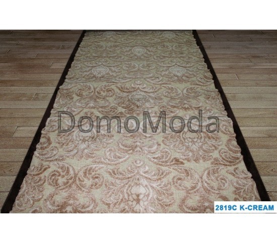 Синтетична килимова доріжка Chenill 2819C k.cream - Висока якість за найкращою ціною в Україні