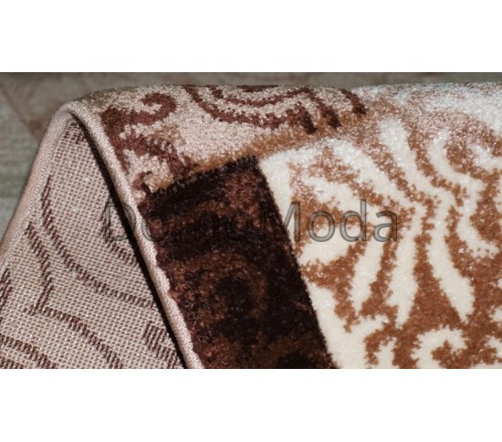 Синтетична килимова доріжка Daisy Carving 8430A brown - Висока якість за найкращою ціною в Україні зображення 4.