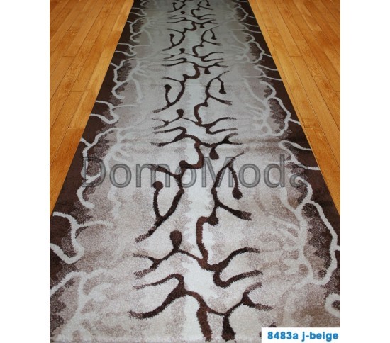Синтетическая ковровая дорожка DaisyCarving 8483A beige - высокое качество по лучшей цене в Украине