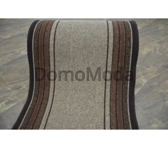 Синтетична килимова доріжка Дарничанка brown (Bari 02) - Висока якість за найкращою ціною в Україні зображення 2.