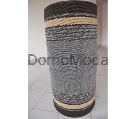 Синтетична килимова доріжка Дарничанка горіх black (Saba 10) - Висока якість за найкращою ціною в Україні зображення 8.