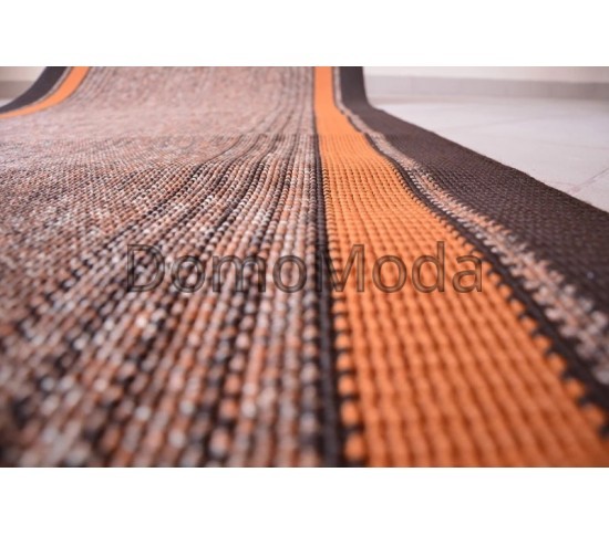 Синтетична килимова доріжка Дарничанка brown (Saba 01) - Висока якість за найкращою ціною в Україні зображення 3.