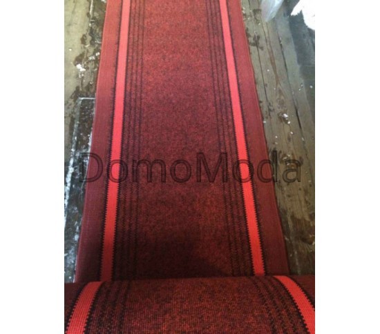 Синтетична килимова доріжка Дарничанка red (Saba 03) - Висока якість за найкращою ціною в Україні зображення 6.