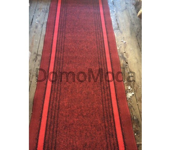 Синтетична килимова доріжка Дарничанка red (Saba 03) - Висока якість за найкращою ціною в Україні зображення 4.