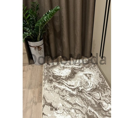 Синтетическая ковровая дорожка Dinarsu beige - высокое качество по лучшей цене в Украине