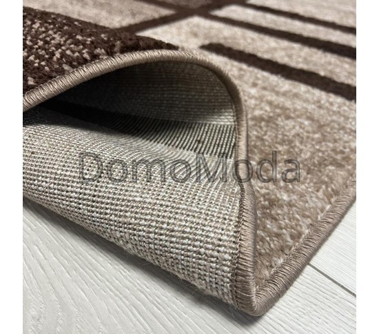 Синтетична килимова доріжка Espresso 02239A BEIGE / D.BROWN - Висока якість за найкращою ціною в Україні зображення 6.