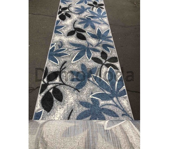 Синтетическая ковровая дорожка KIWI 02628A Blue/L.Grey - высокое качество по лучшей цене в Украине изображение 2.