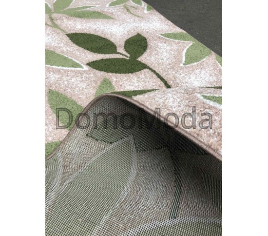 Синтетична килимова доріжка KIWI 02628A Beige/L.Green - Висока якість за найкращою ціною в Україні зображення 3.