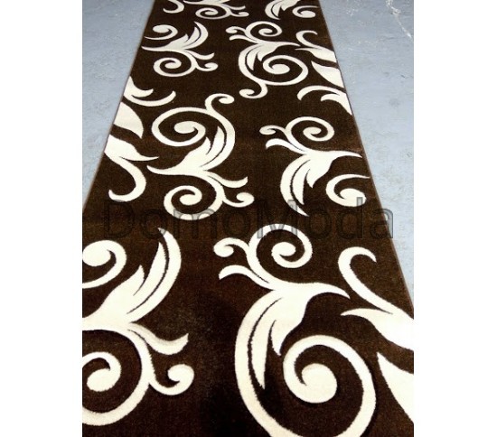 Синтетична килимова доріжка Legenda 0391 коричневий - Висока якість за найкращою ціною в Україні