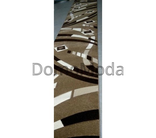 Синтетическая ковровая дорожка Legenda ромб беж - высокое качество по лучшей цене в Украине