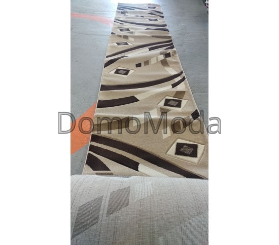 Синтетична килимова доріжка Legenda romb cream - Висока якість за найкращою ціною в Україні зображення 2.