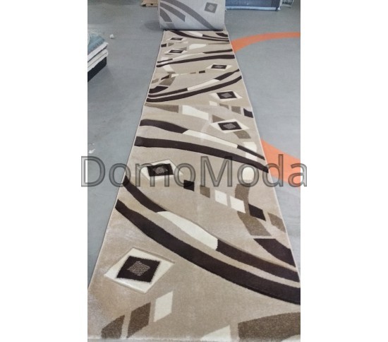 Синтетична килимова доріжка Legenda romb cream - Висока якість за найкращою ціною в Україні