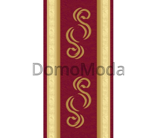 Синтетична килимова доріжка Virizka 135 red - Висока якість за найкращою ціною в Україні зображення 2.